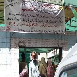 Free eye camp in Lyari, Karachi