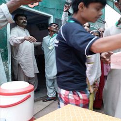 Free eye camp in Lyari, Karachi