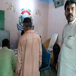 Free eye camp in Lyari, Karachi