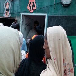 Free eye camp in Lyari, Karachi