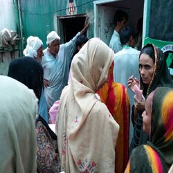 Free eye camp in Lyari, Karachi