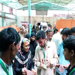 Free eye camp in Lyari, Karachi