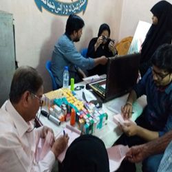 Free eye camp in Lyari, Karachi