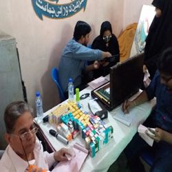 Free eye camp in Lyari, Karachi