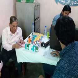 Free eye camp in Lyari, Karachi
