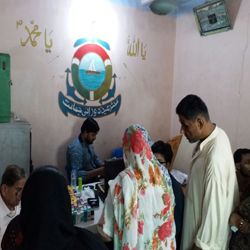Free eye camp in Lyari, Karachi