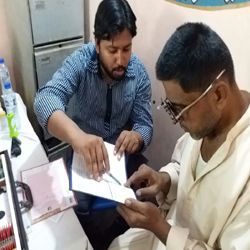 Free eye camp in Lyari, Karachi