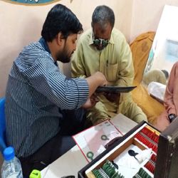 Free eye camp in Lyari, Karachi