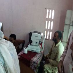 Free eye camp in Lyari, Karachi