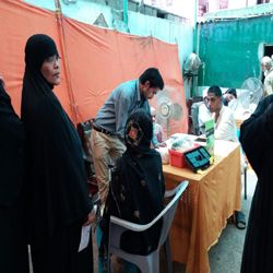 Free eye camp in Lyari, Karachi