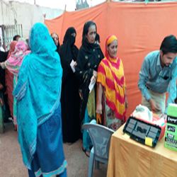 Free eye camp in Lyari, Karachi