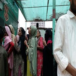Free eye camp in Lyari, Karachi
