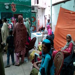 Free eye camp in Lyari, Karachi