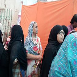 Free eye camp in Lyari, Karachi