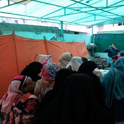 Free eye camp in Lyari, Karachi